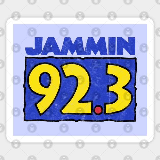 Jammin 92.3 Cleveland Sticker by Turboglyde